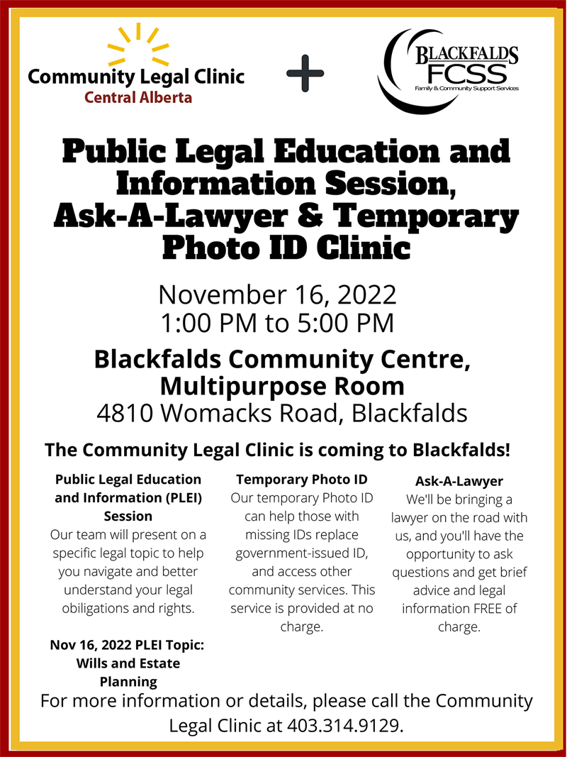 Legal Clinic Road Show
