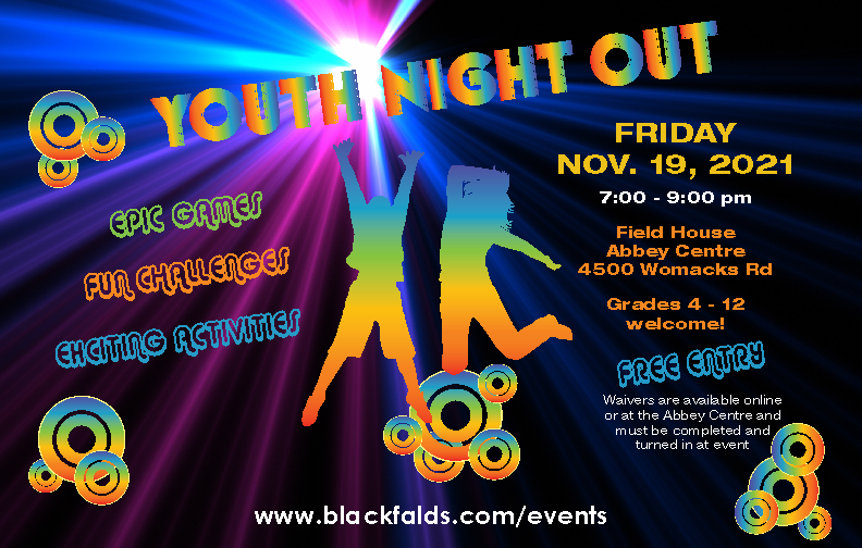 Cancelled: Youth Night Out